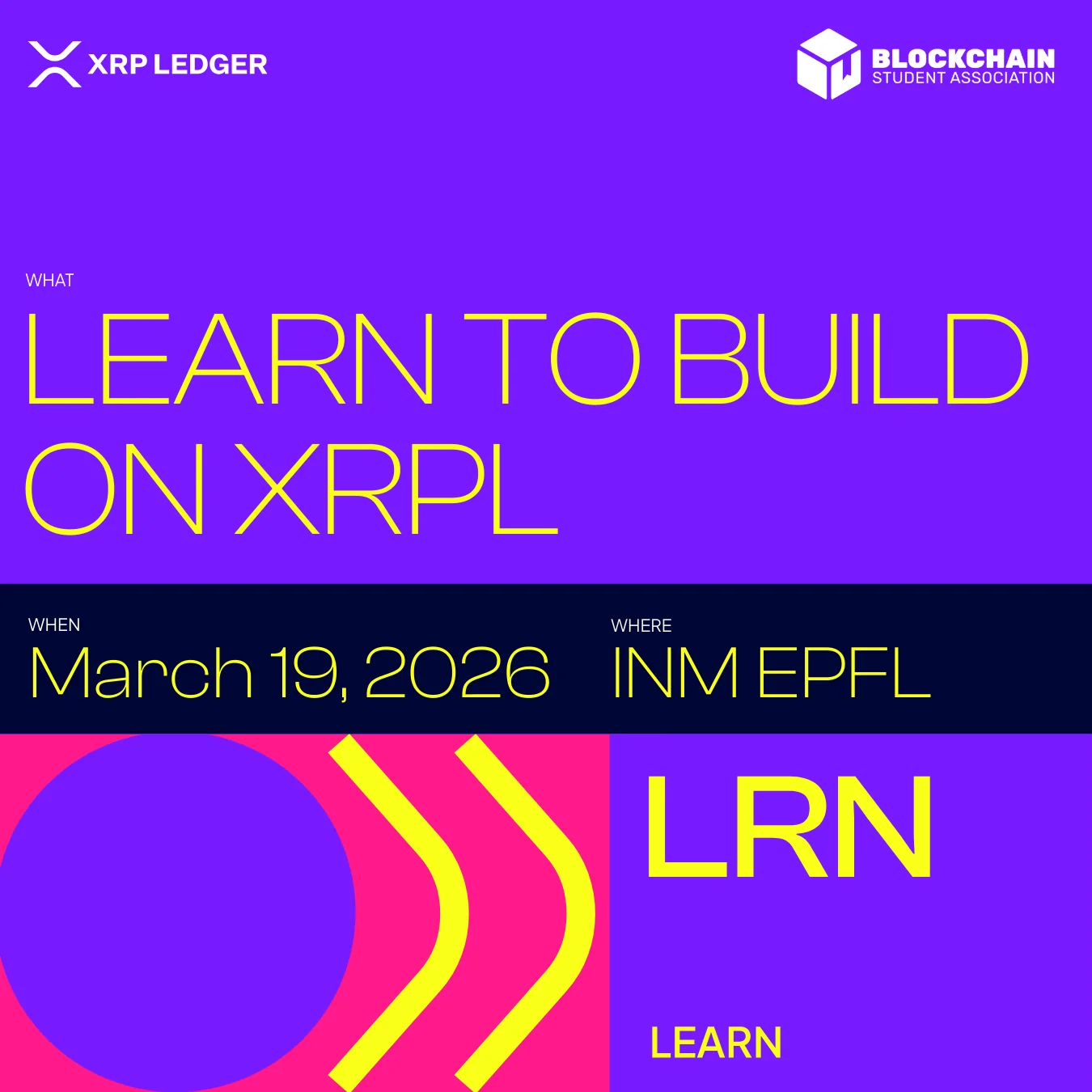Event photo: Learn to build on XRPL