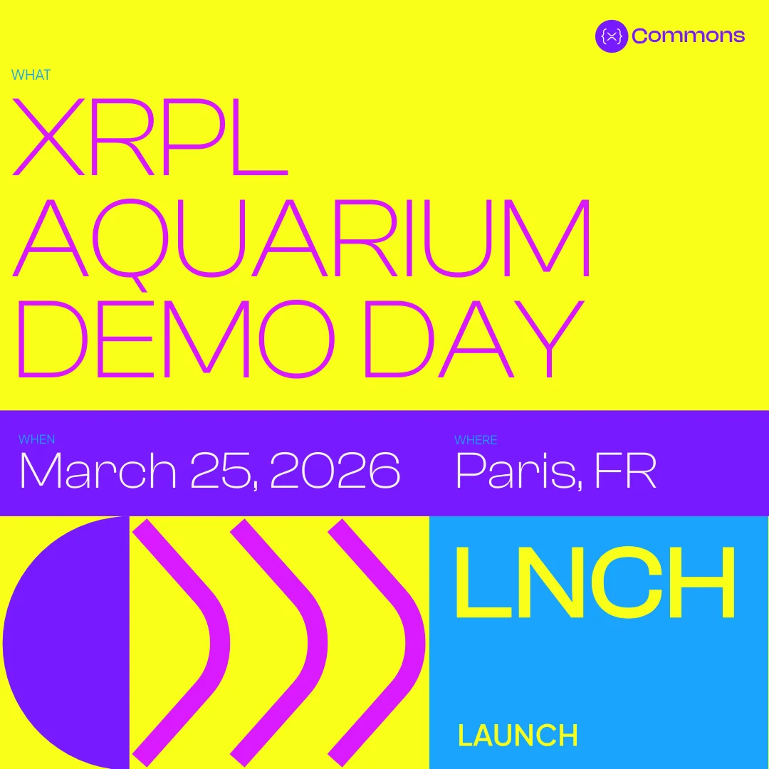 Event photo: XRPL Aquarium Demo Day #8 Social Impact