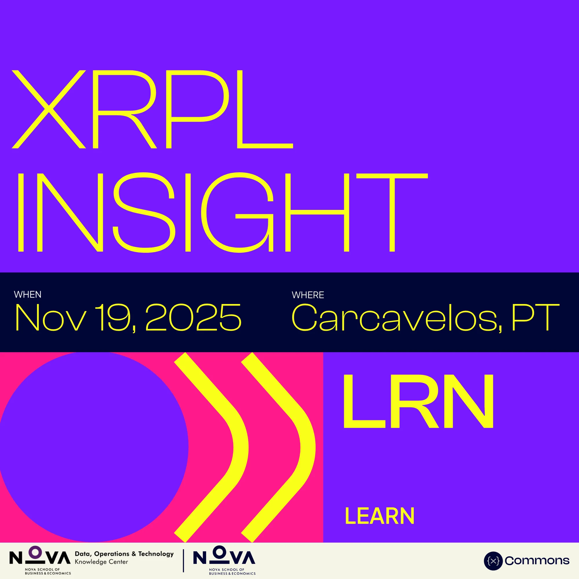 Event photo: XRPL Insight Lisbon