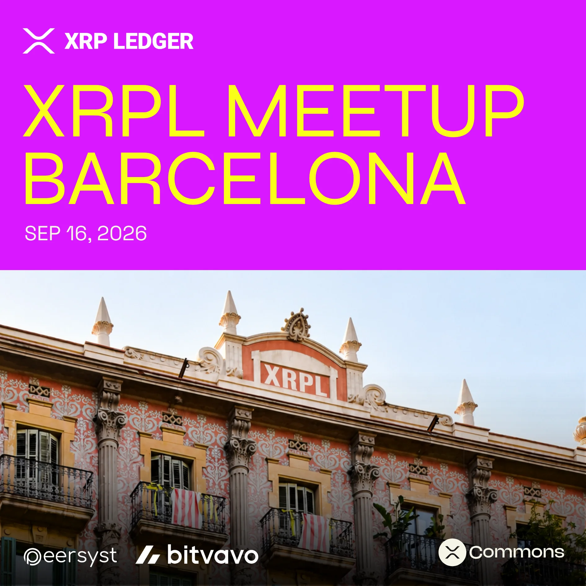 Event photo: XRPL Meetup Barcelona