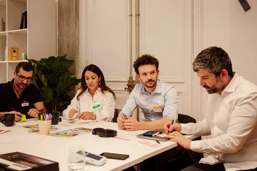 People attending a workshop