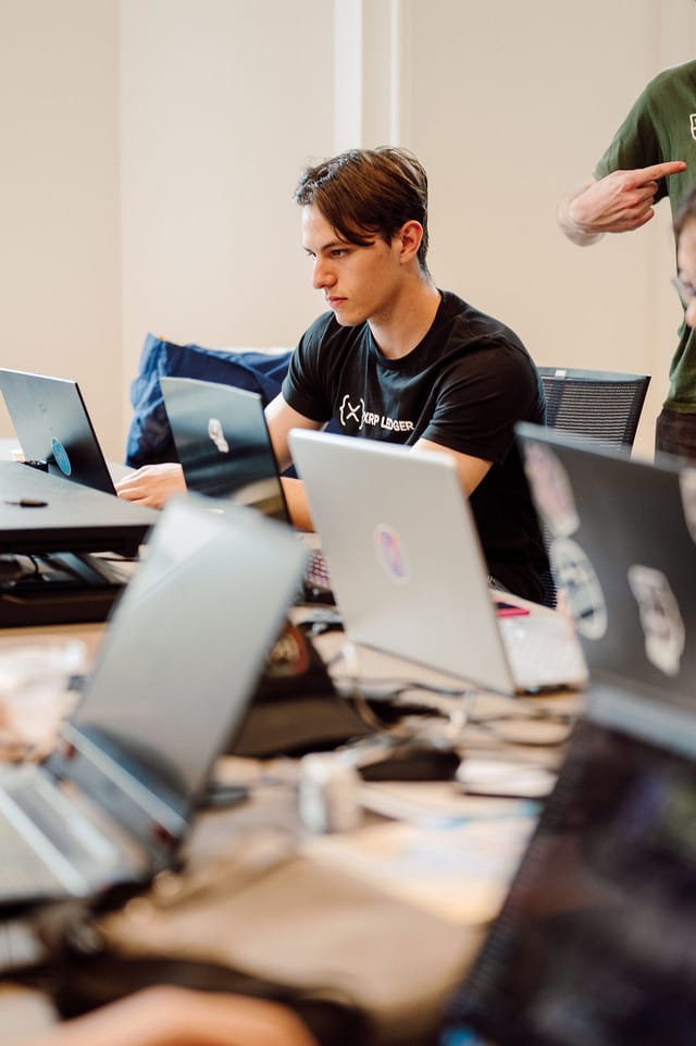 Founders collaborating during an XRPL Commons session